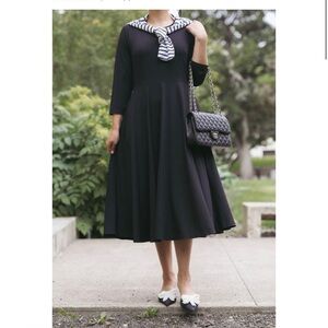 Dainty Jewells Black A-Line Dress